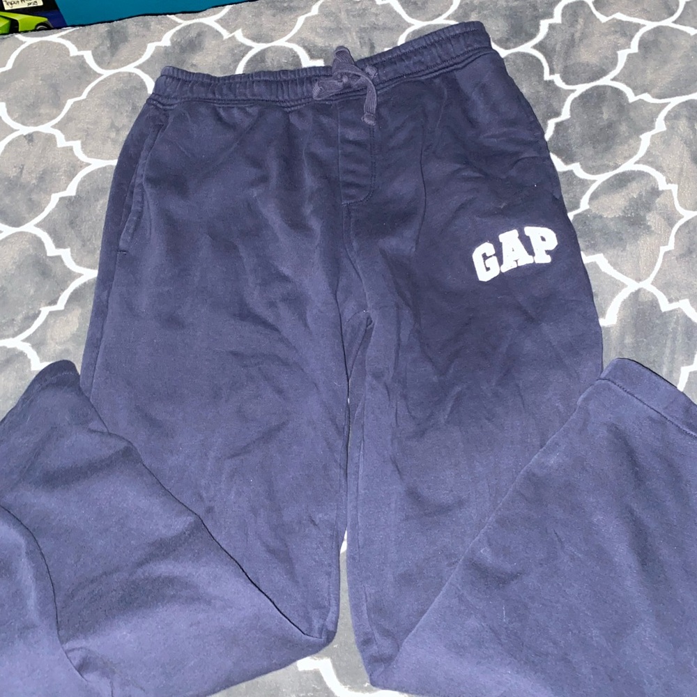 Blue gap sweats